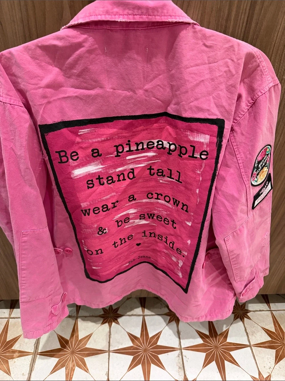 BSB Jeans Pink Utility Jacket